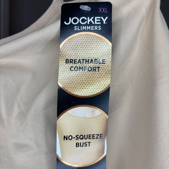 JOCKEY NEW Slimmers Womens 2X Nude Stretch Breathe Adjustable Straps - Picture 6 of 6